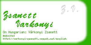 zsanett varkonyi business card